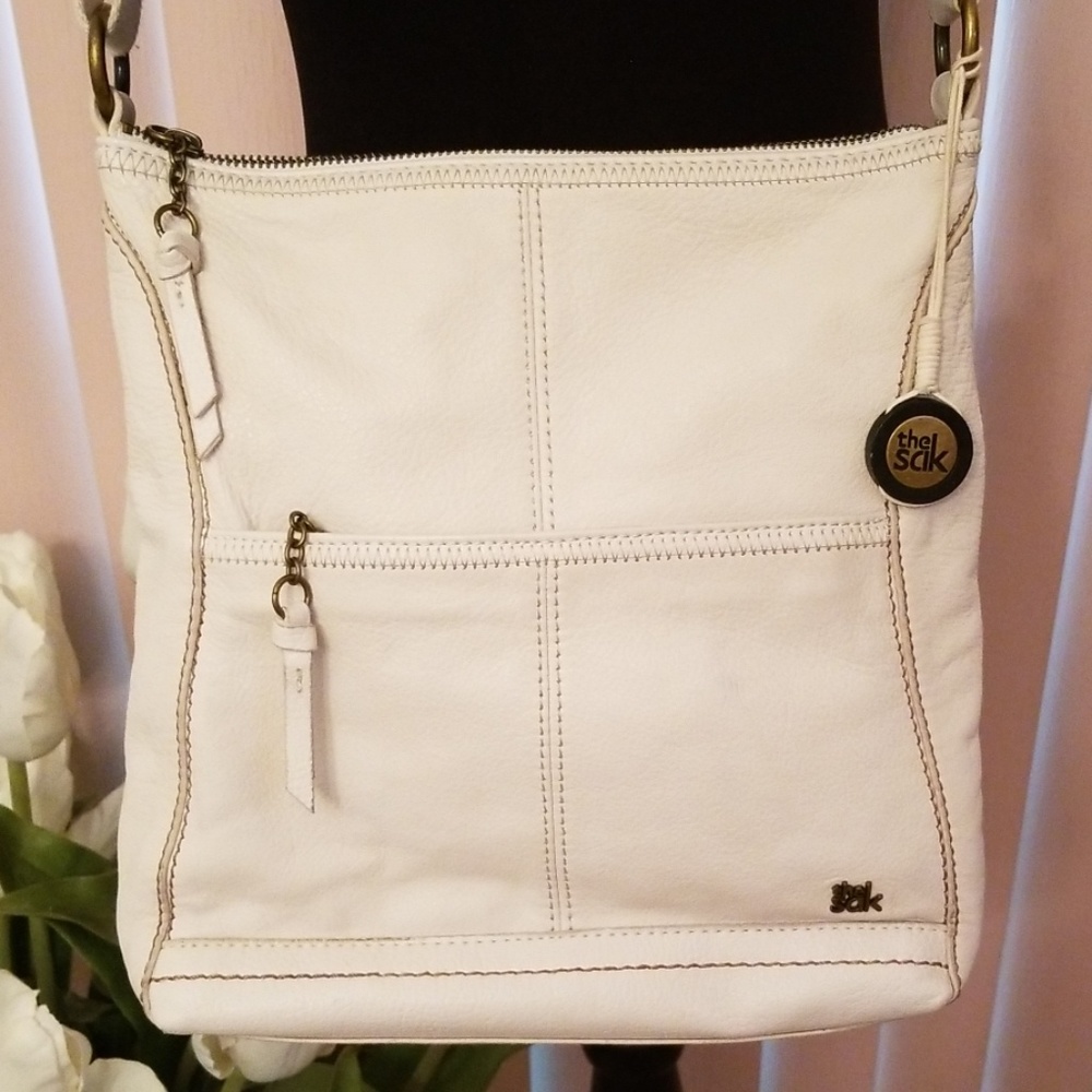 The Sak-Cream Colored Crossbody Purse.